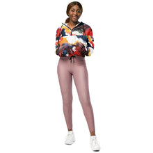 Load image into Gallery viewer, Women’s cropped windbreaker
