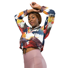 Load image into Gallery viewer, Women’s cropped windbreaker
