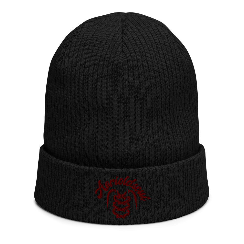 Organic ribbed beanie