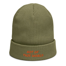 Load image into Gallery viewer, Organic ribbed beanie
